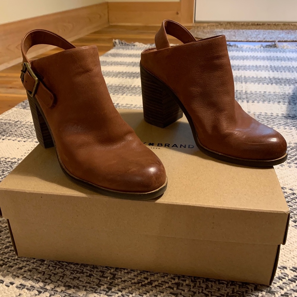 Lucky Brand Brown Ankle Boots